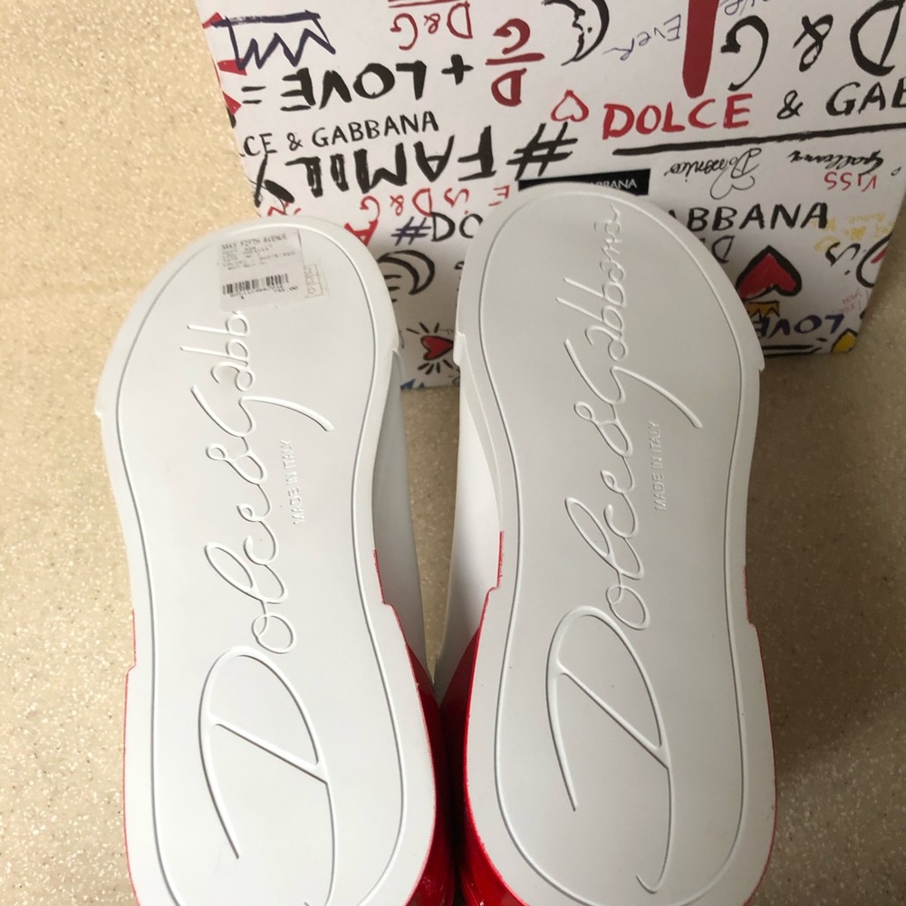 Dolce & Gabbana Script Logo Sneaker 40.5 / 10.5 - Picture 8 of 8